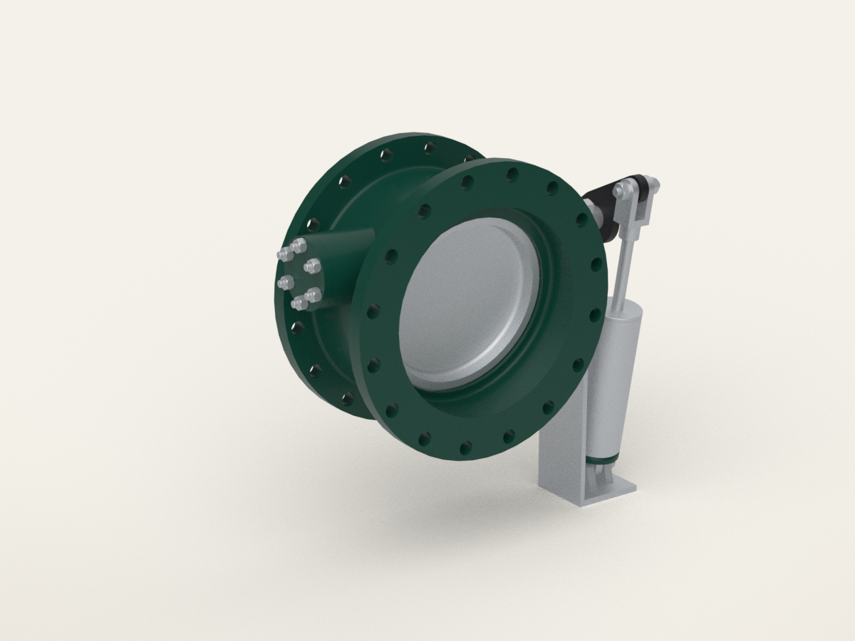 With hydraulic damper